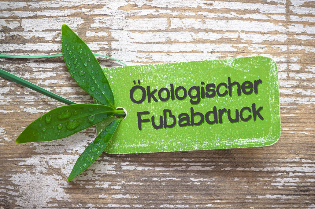 Ökologischer Fußabdruck bei sd vybrant